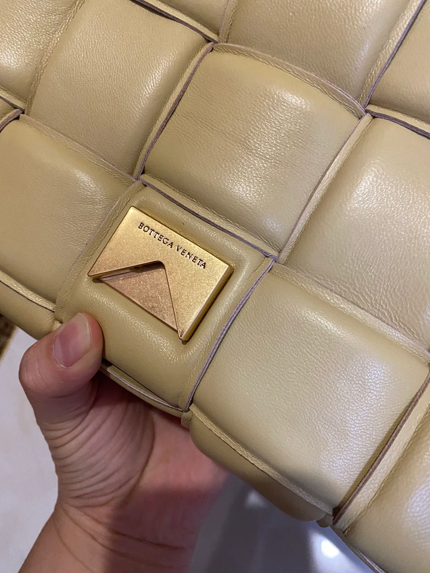 Чехол для кассет BV из плетеной кожи/держатель для карт/яичная кожа/25х15х4 см