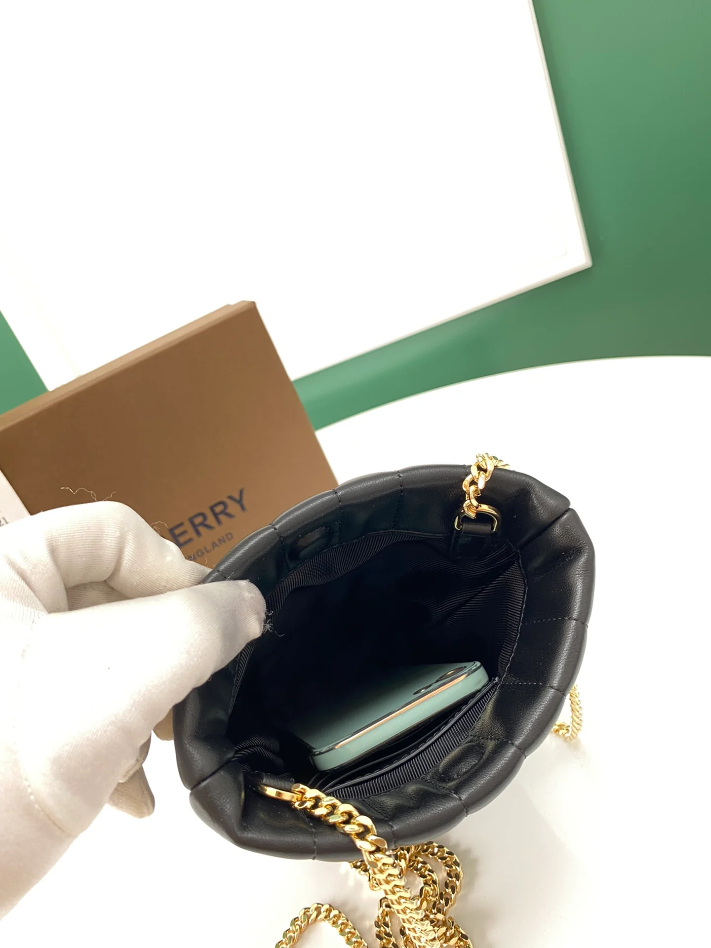 Сумка Burberry Lola - черная