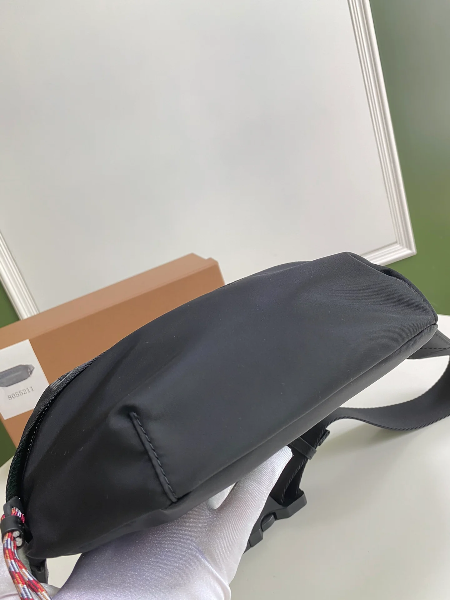 Поясная сумка Burberry из нейлона без рисунка