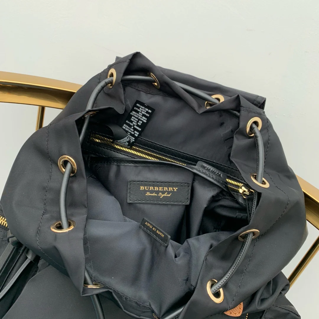 Рюкзак Burberry в военном стиле - черный