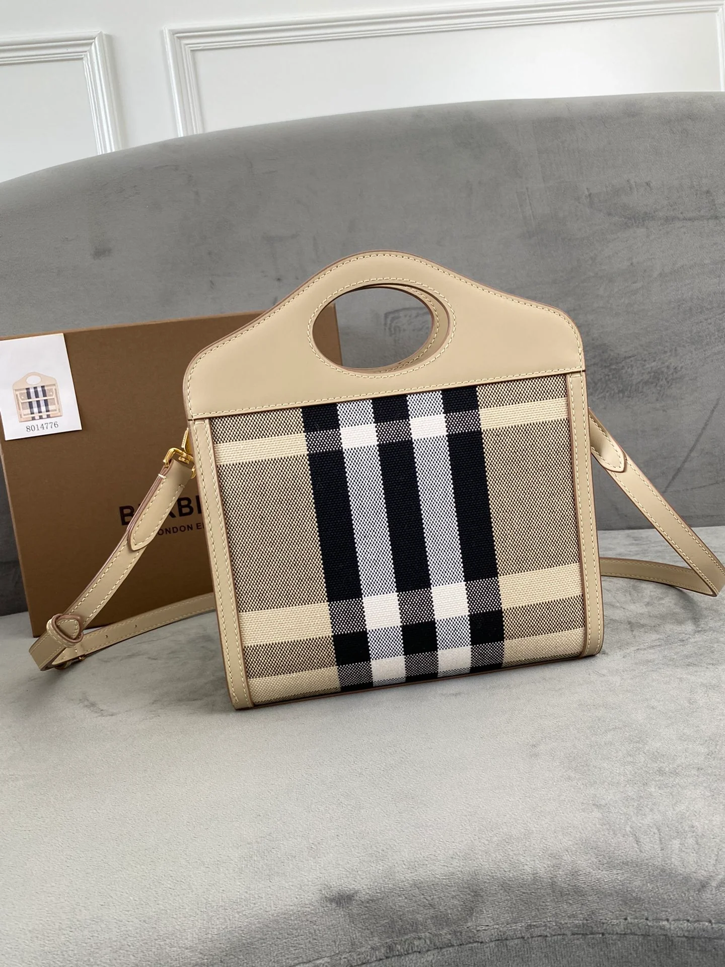 Жаккардовая сумка-тоут Burberry