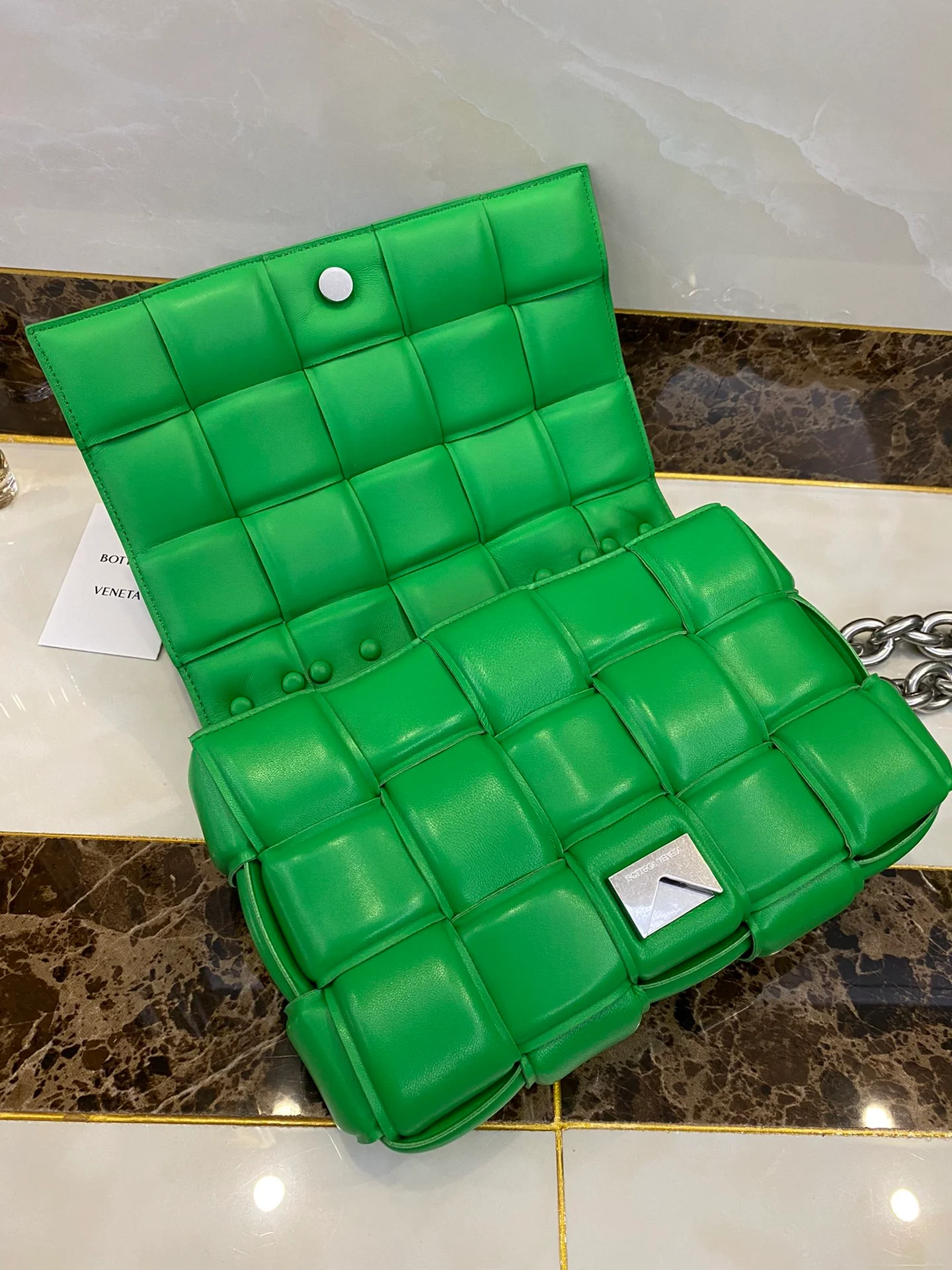 Сумка для кассет BV из овечьей кожи, 27х10х18 см.