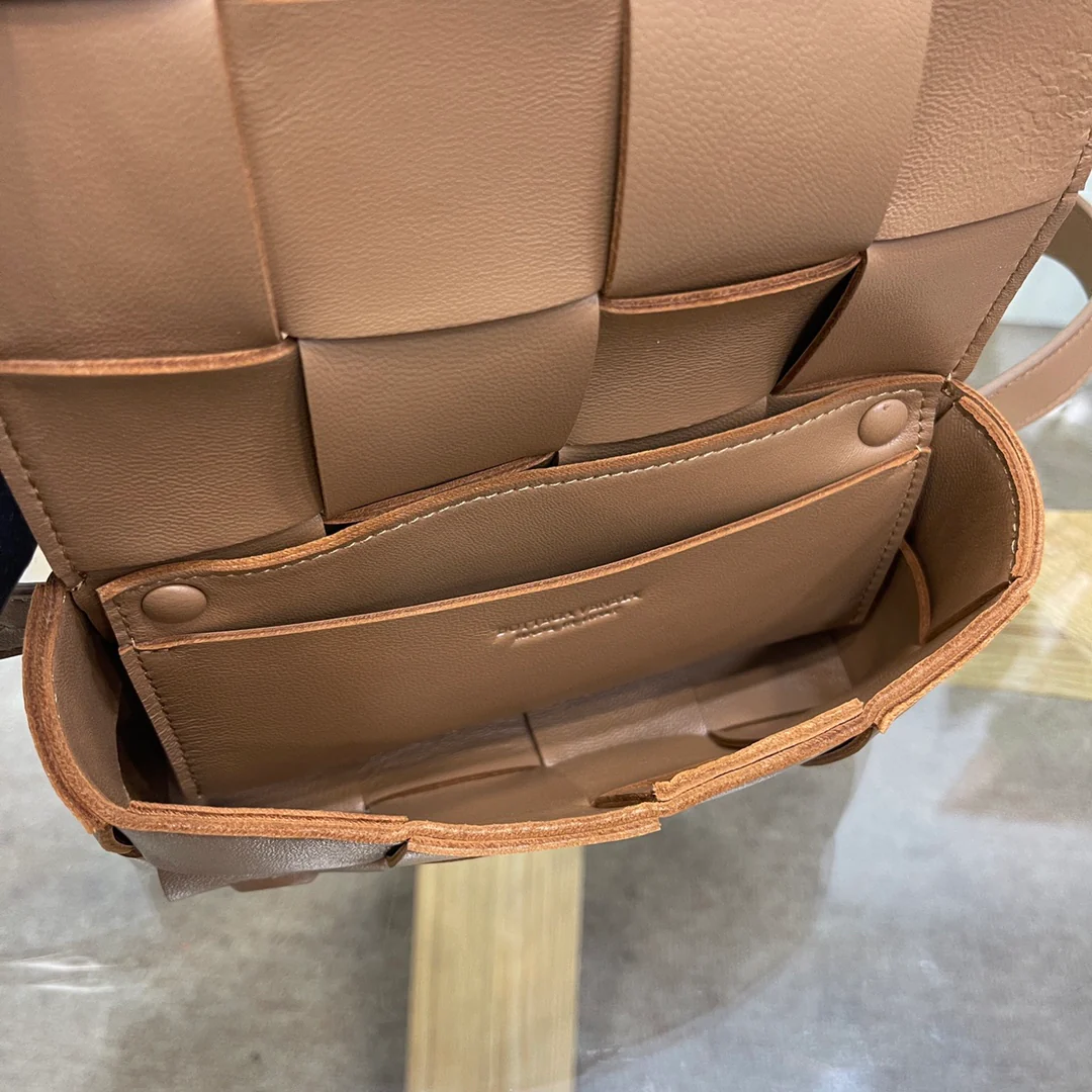 Поясная сумка BV из плетеной ткани, овечья кожа, 17,5х9,5х5 см, 2 шт.