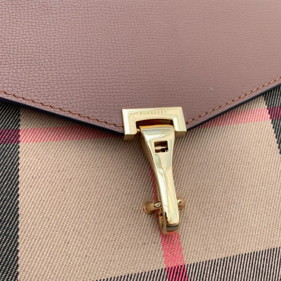 Сумка через плечо Burberry House в клетку - коричневая