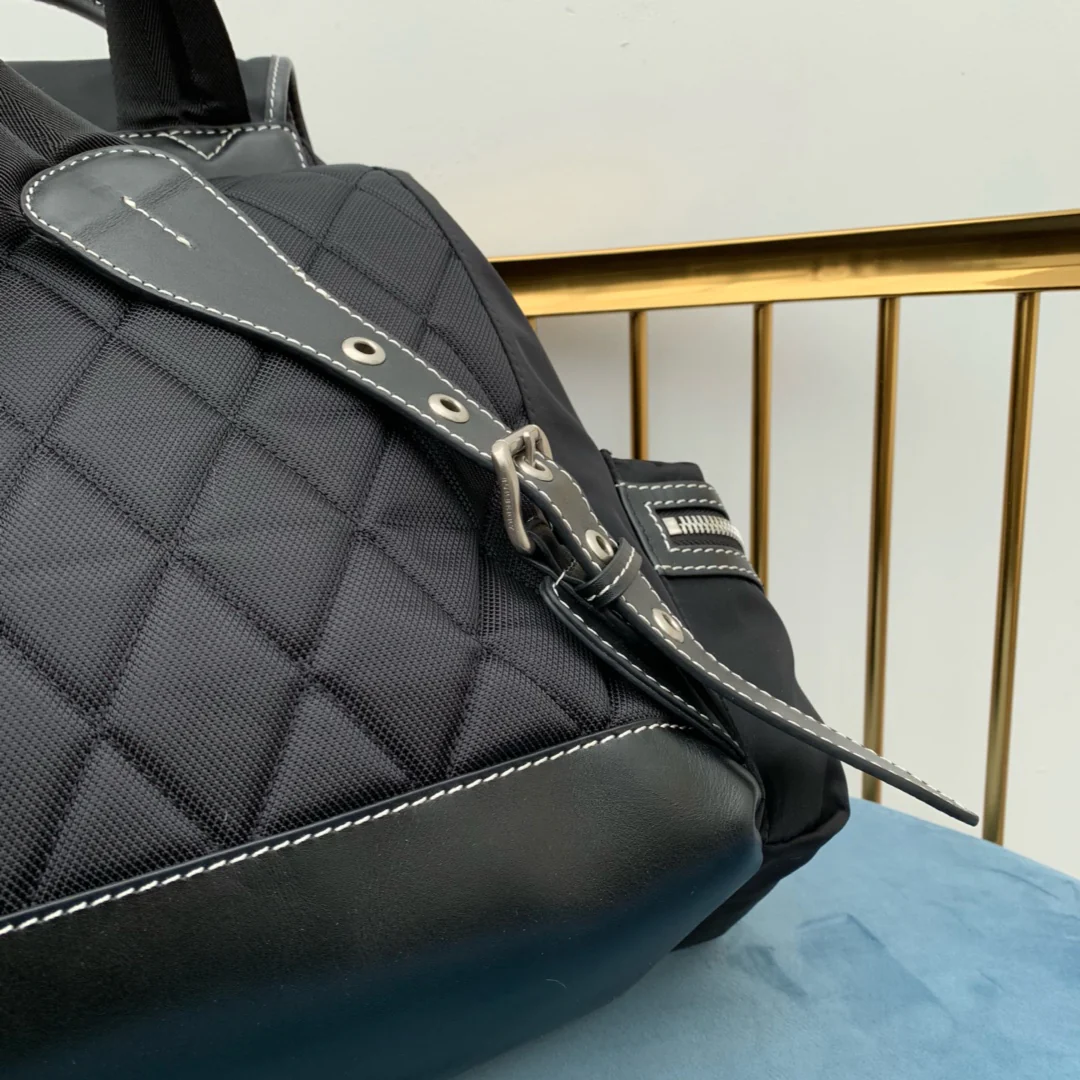 Burberry - Новейший мужской рюкзак в стиле милитари - Черный