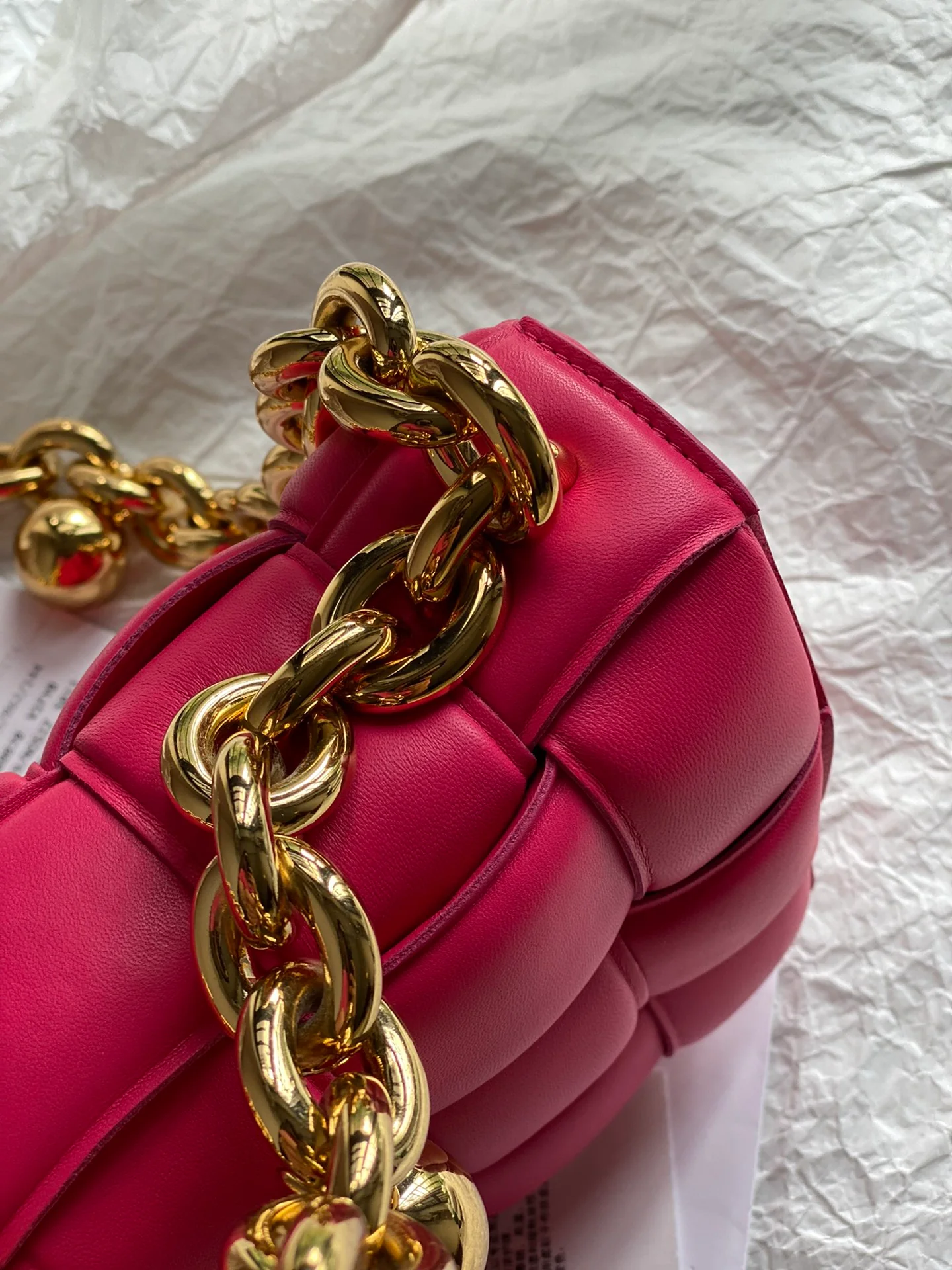 Сумка-мешок BV с кассетой - квадратная сумка с цепочкой