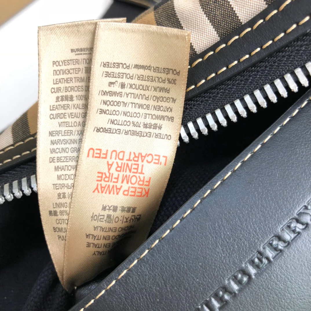 Поясная сумка Burberry из нейлона в классическую клетку