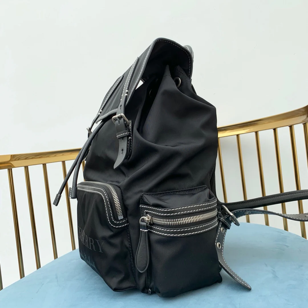 Burberry - Новейший мужской рюкзак в стиле милитари - Черный