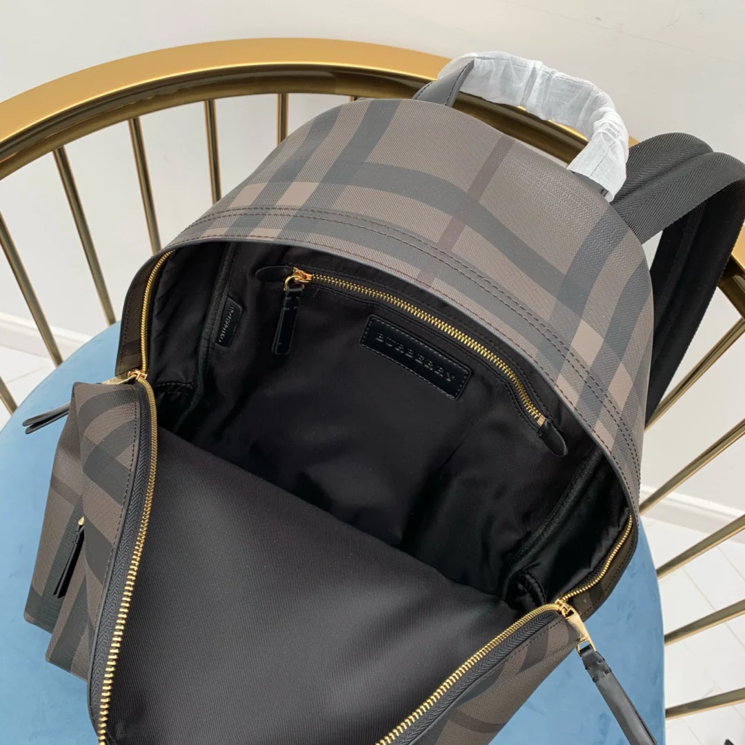 Burberry - Новейший рюкзак в лондонскую клетку - Черный