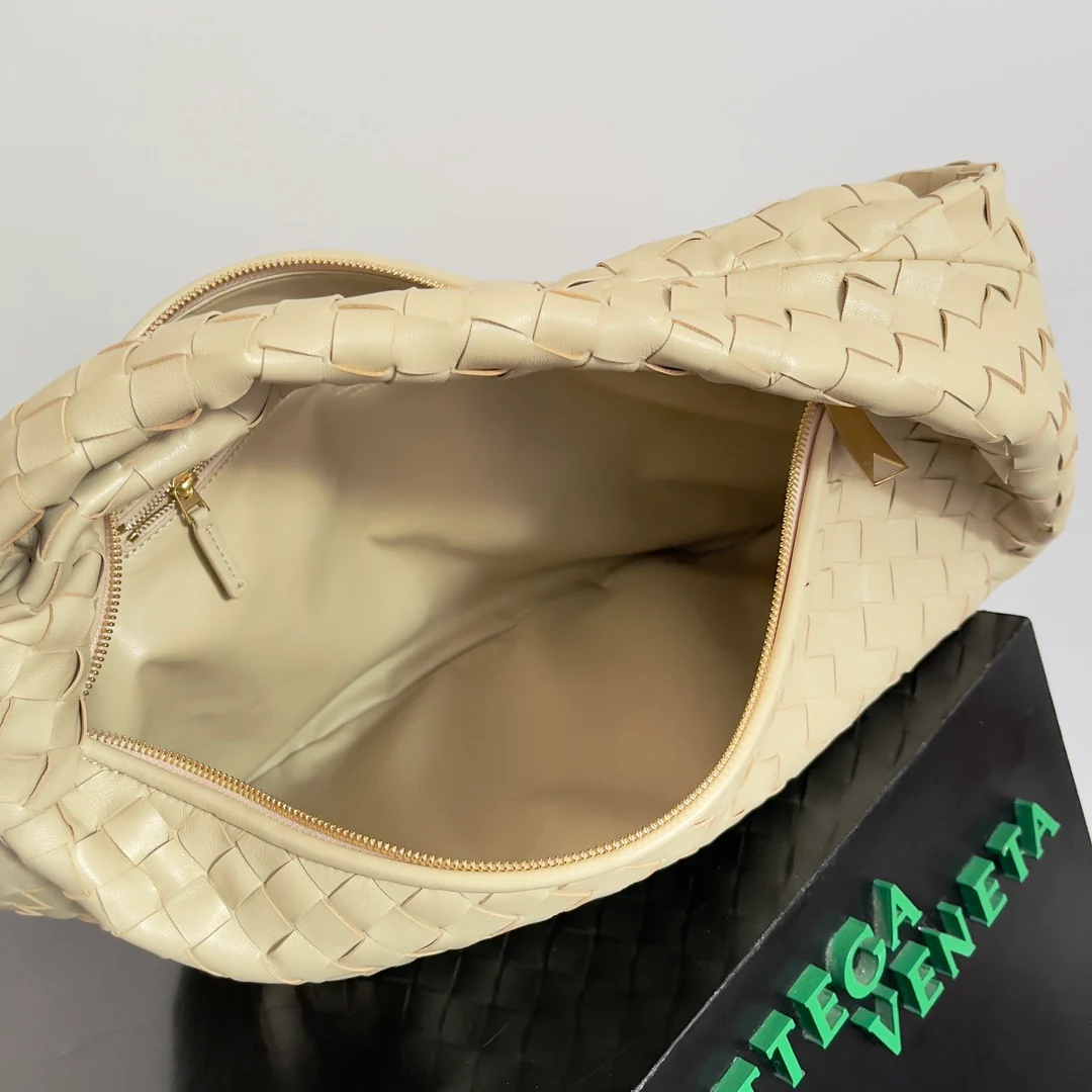 Сумка через плечо BV из замши - большая - желтая