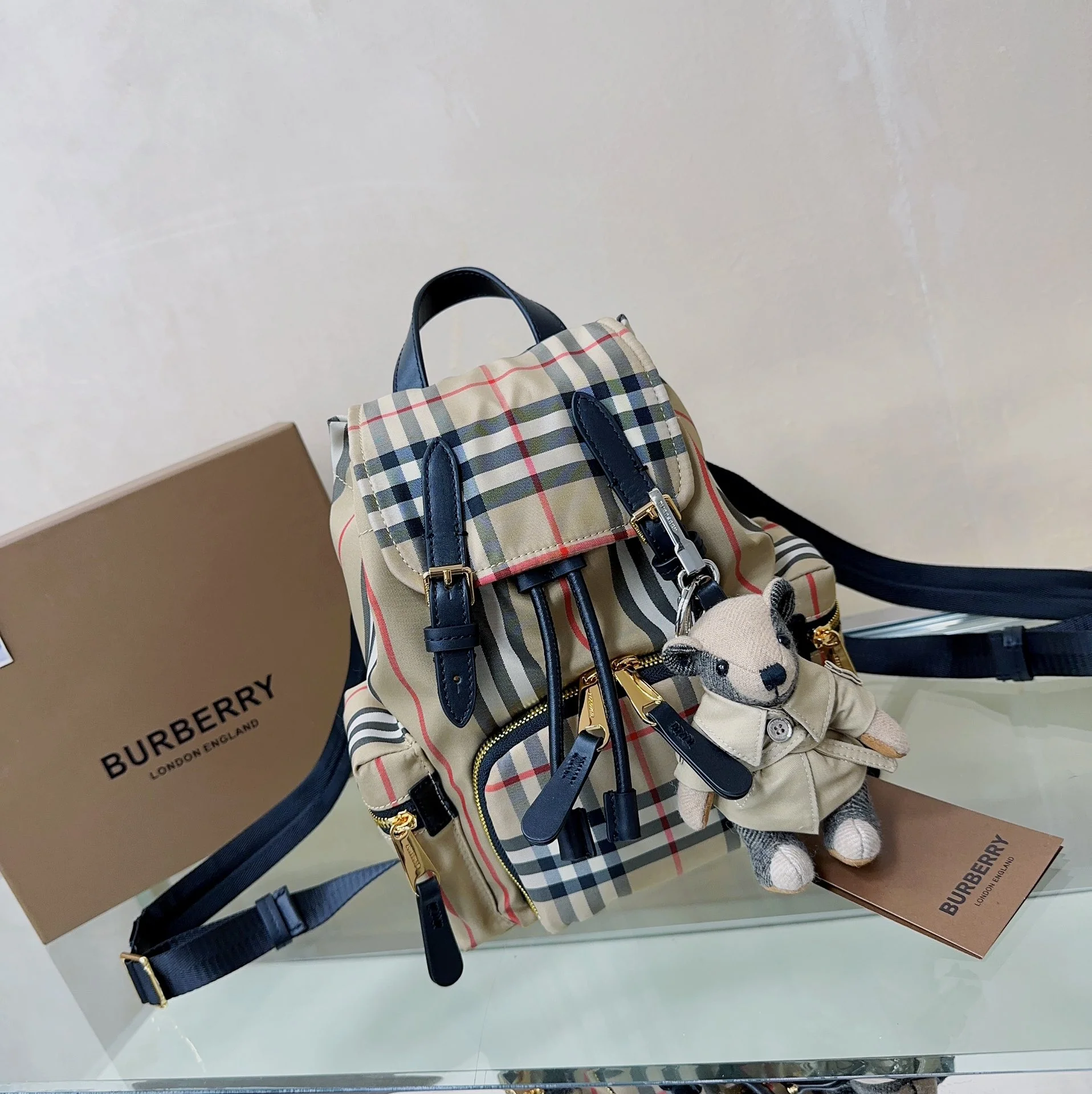 Рюкзак Burberry The Rucksack Military Backpack - маленький размер