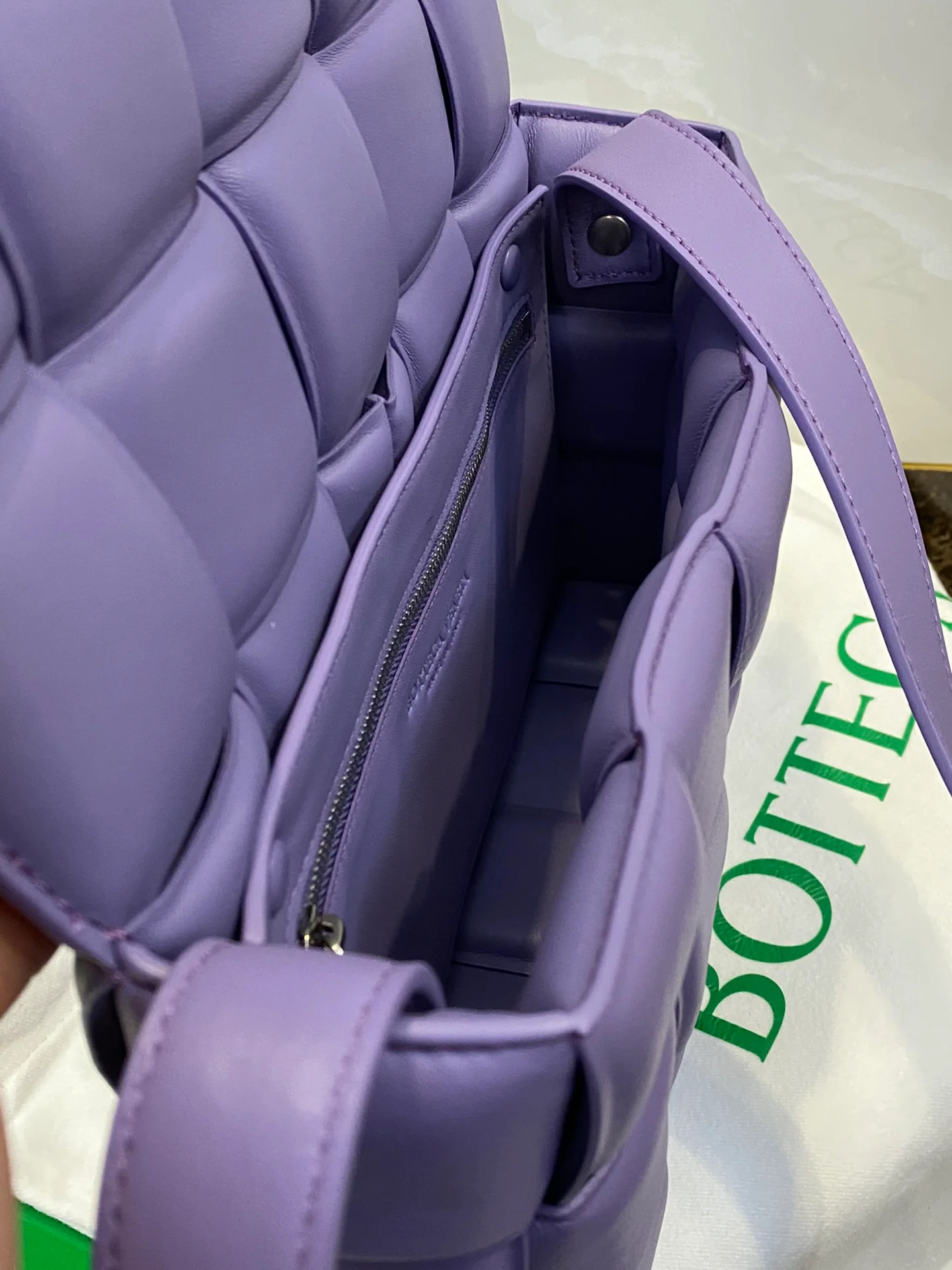 Чехол для кассет BV из плетеной кожи/держатель для карт/яичная кожа/25х15х4 см/3