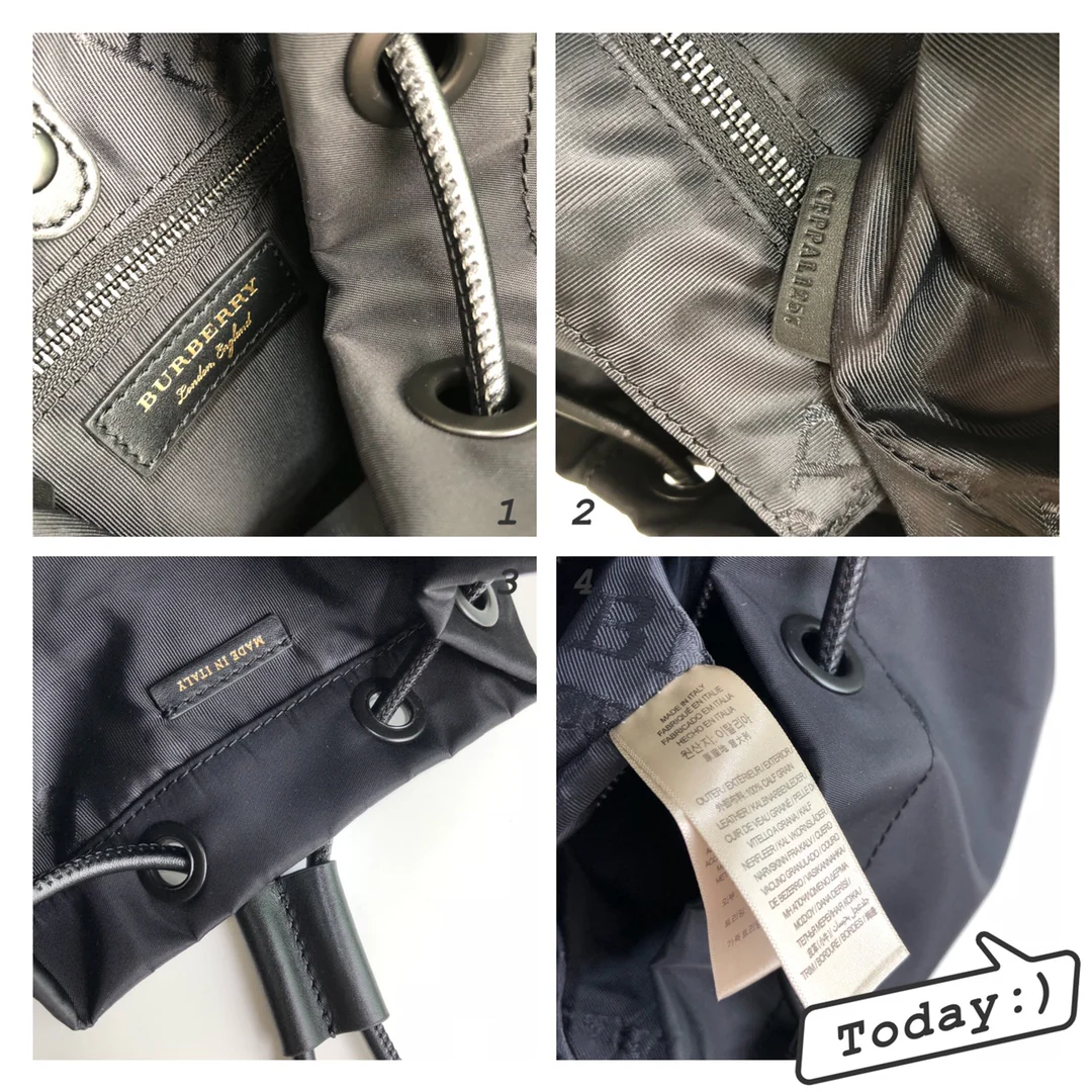 Рюкзак Burberry The Ruckack - Военный рюкзак - Черный