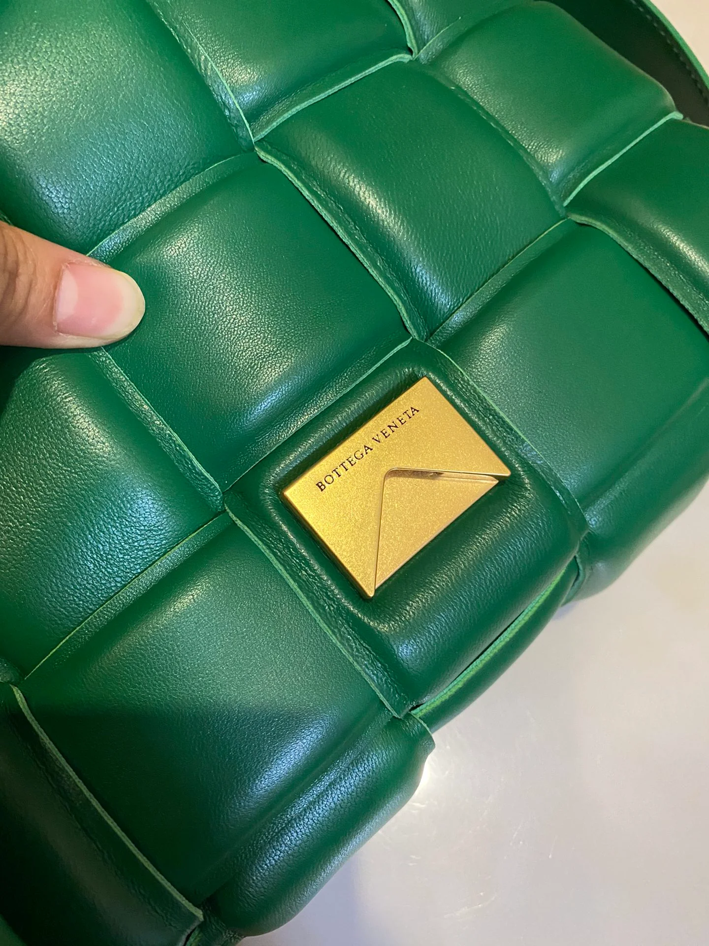 Чехол для кассет BV из плетеной кожи/держатель для карт/яичная кожа/25х15х4 см/2