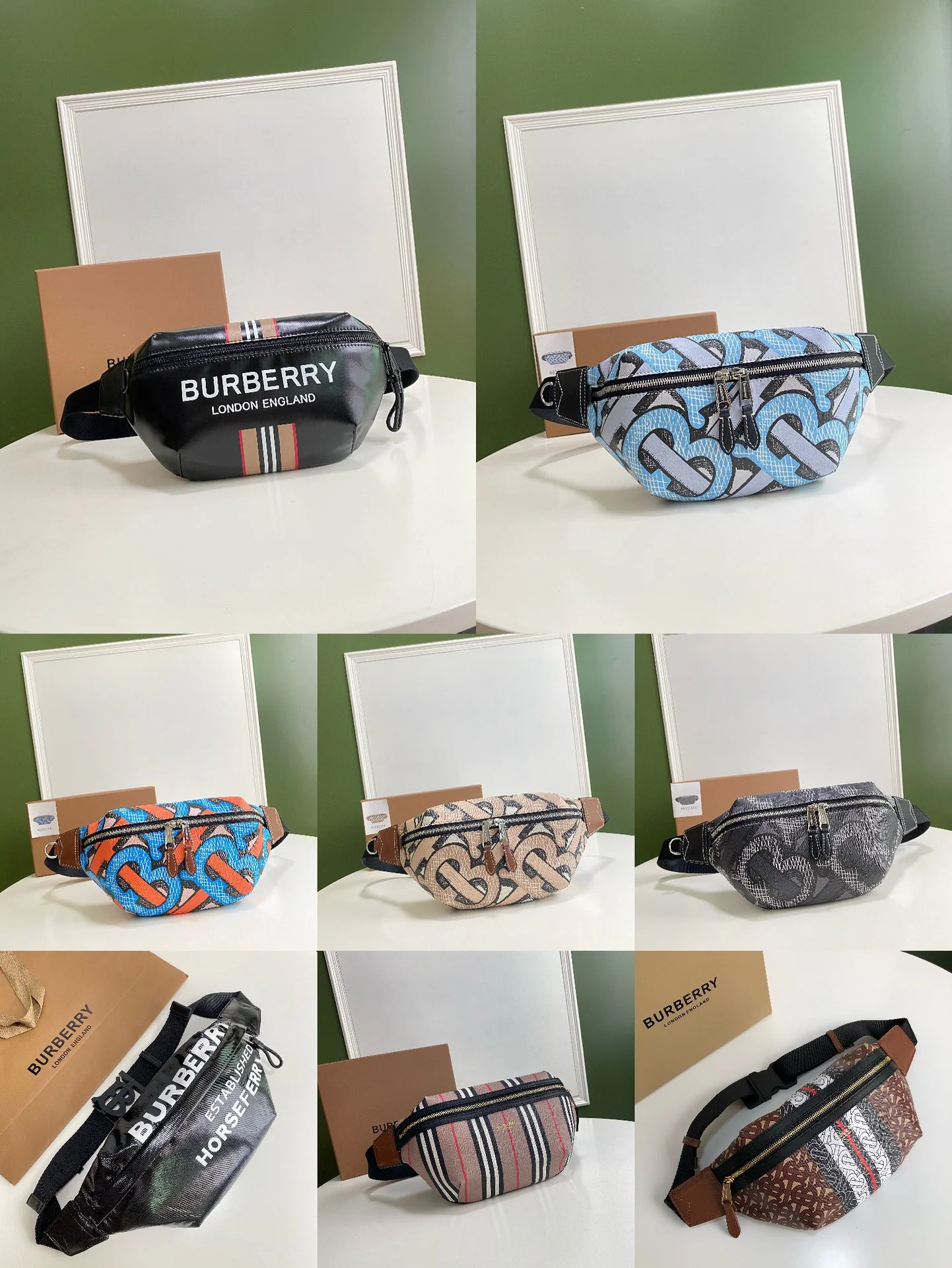 Поясные сумки Burberry - изображение из коллекции