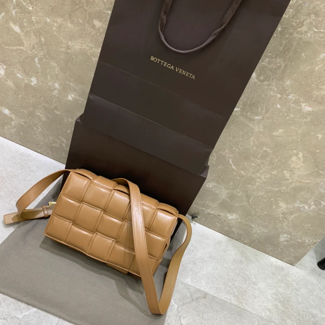 Сумка-мешок для кассет BV из тканого материала/подушка/телячья кожа/26x18x8 см