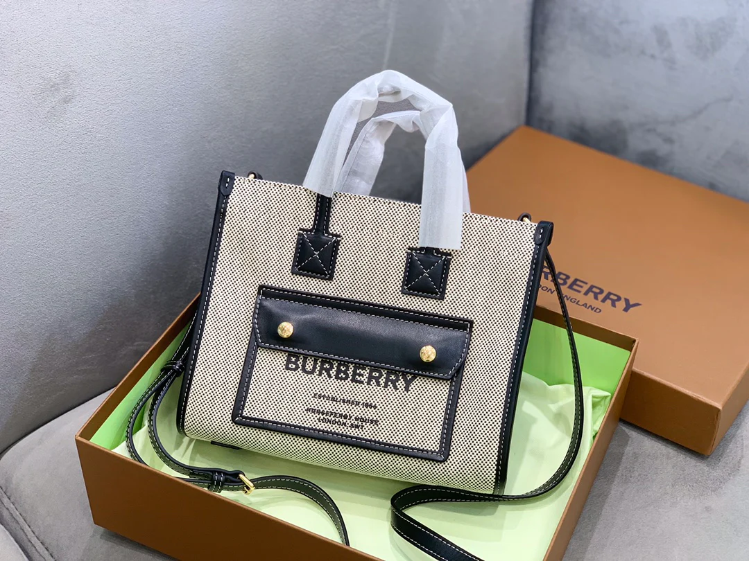 Сумка-тоут Burberry Freya - черная