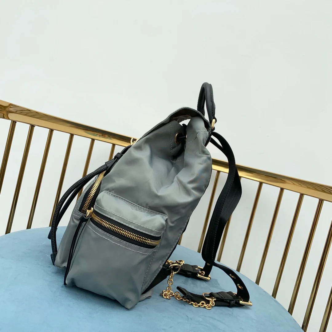 Рюкзак Burberry в военном стиле - серый - средний размер