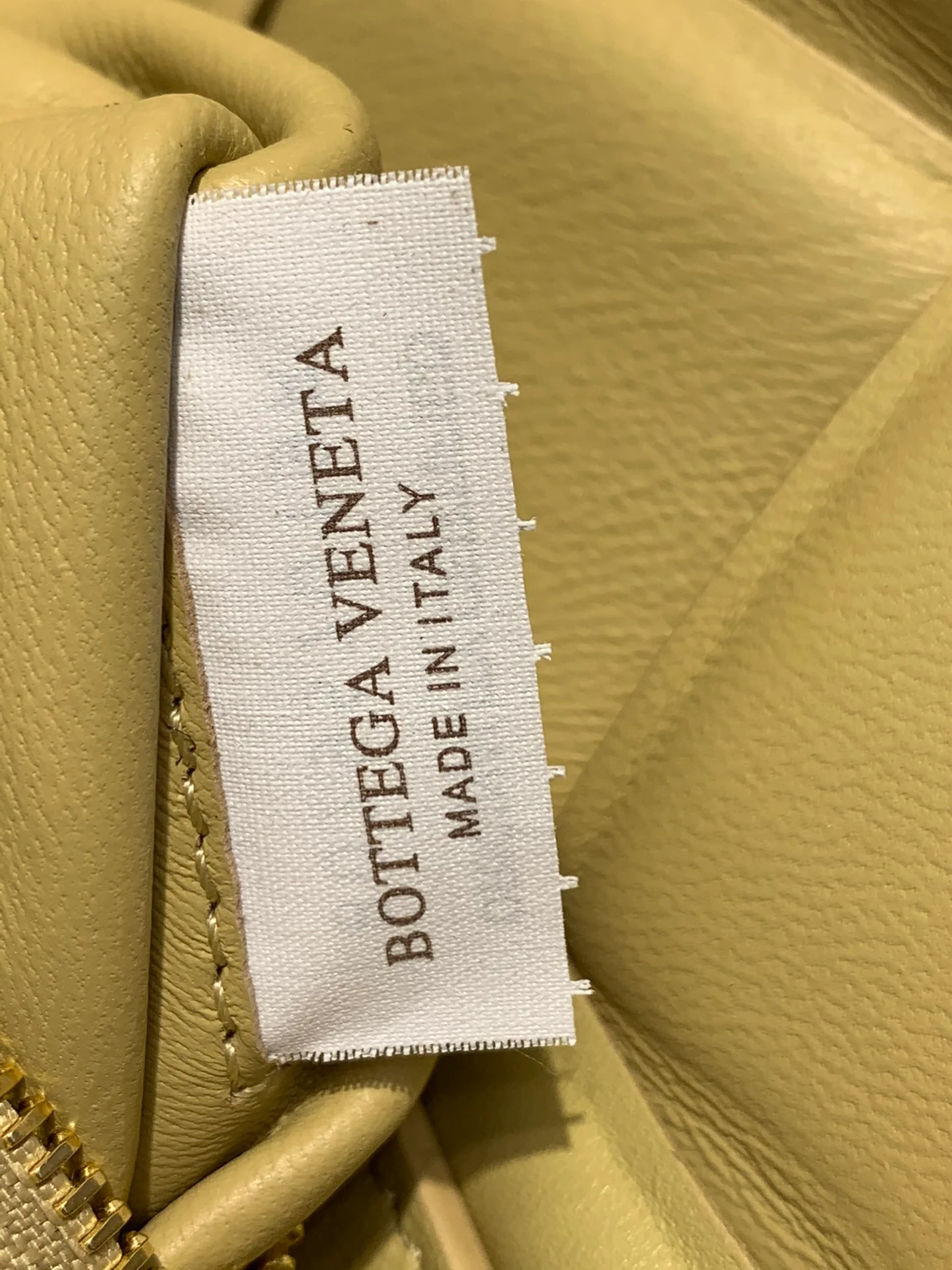 Сумка-мешок для кассет BV из плетеной кожи/подушка/телячья кожа/26x18x8 см/1