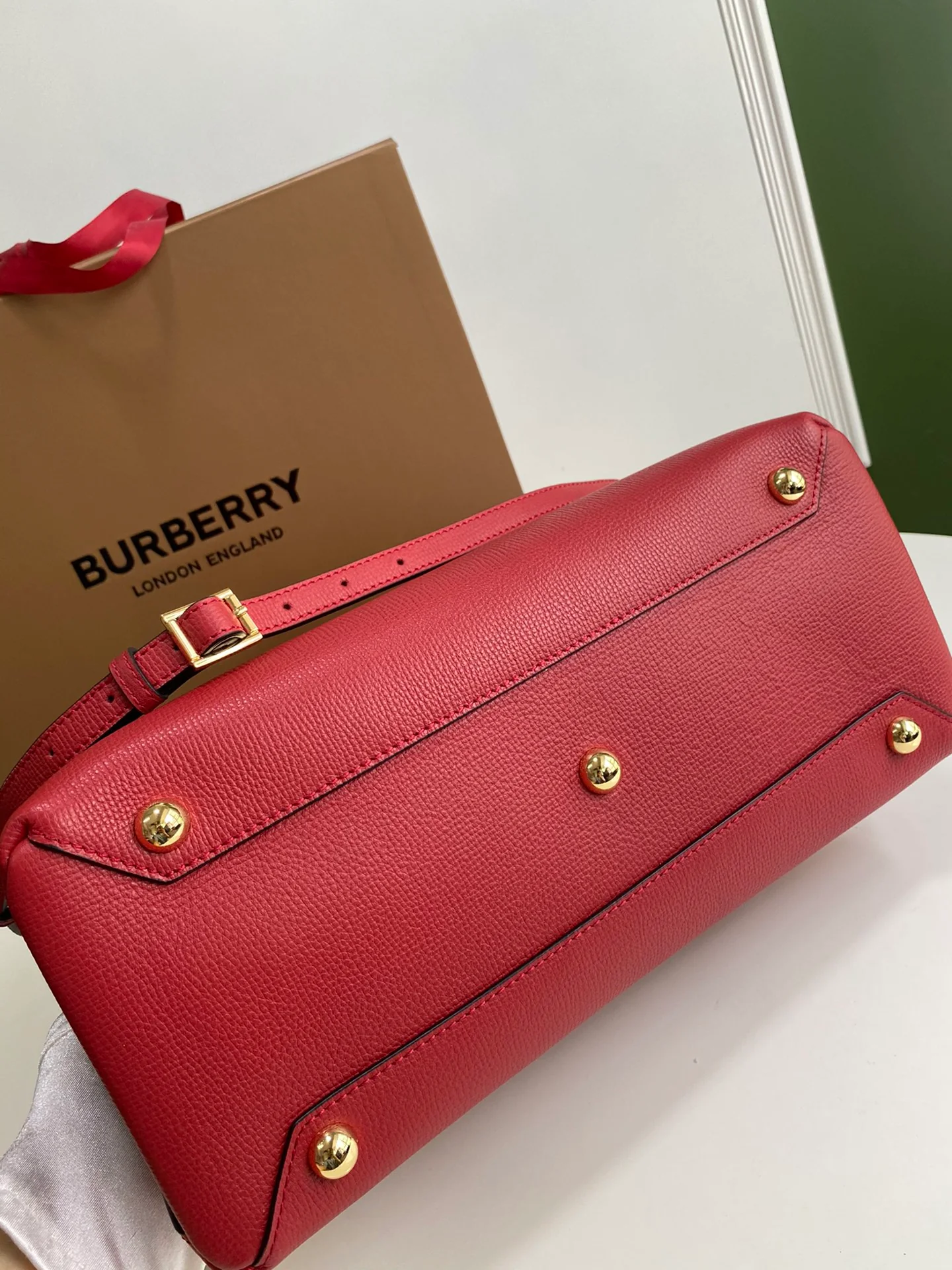 Сумка-тоут Burberry bbr-the-banner - красная