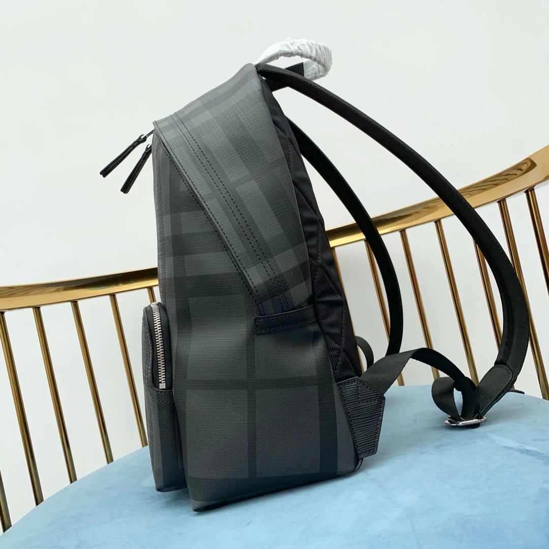 Burberry - Новейший рюкзак в лондонскую клетку - Серый