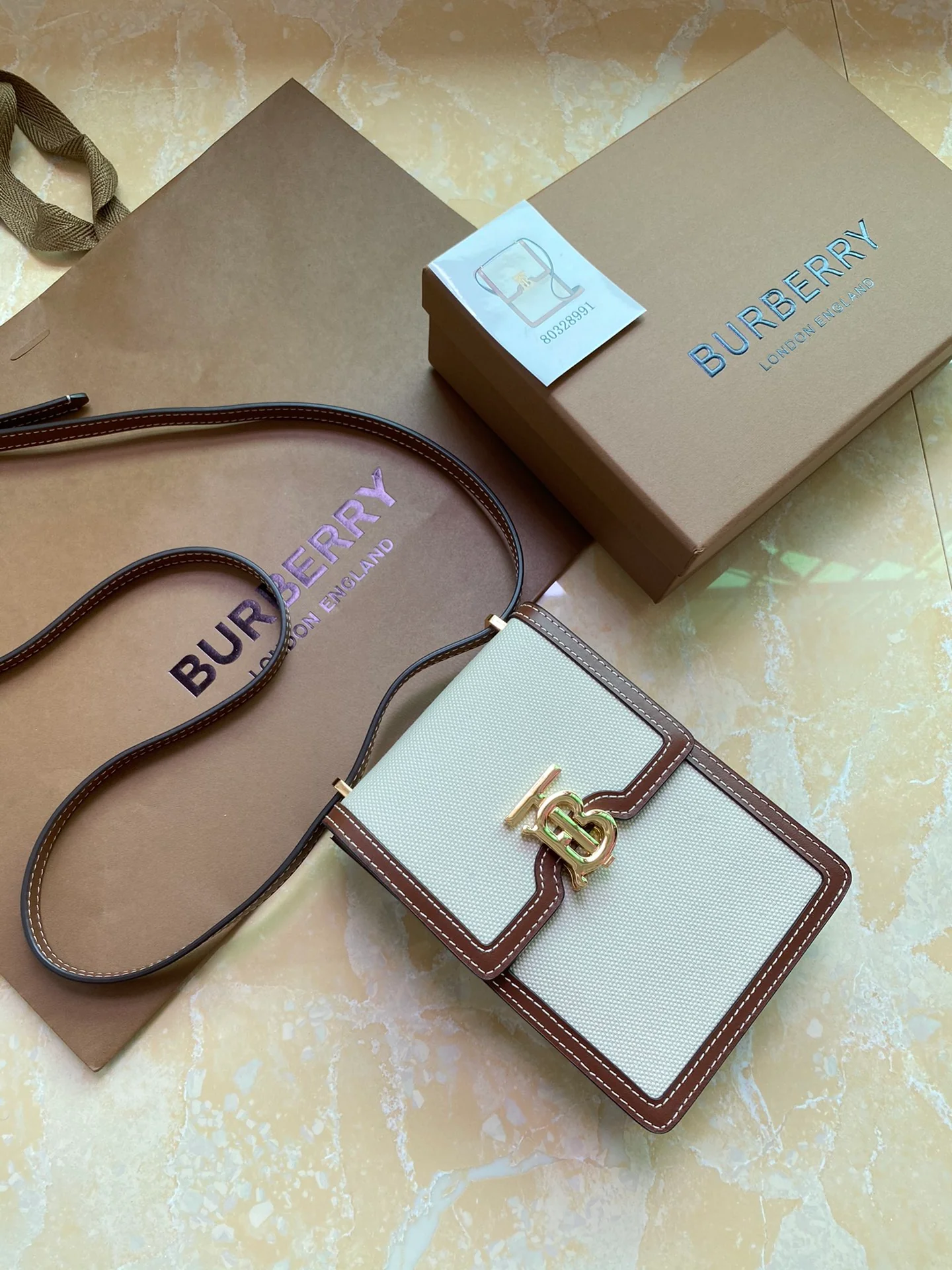 Сумка Burberry Robin - Чехол для мобильного телефона - Холщовая сумка