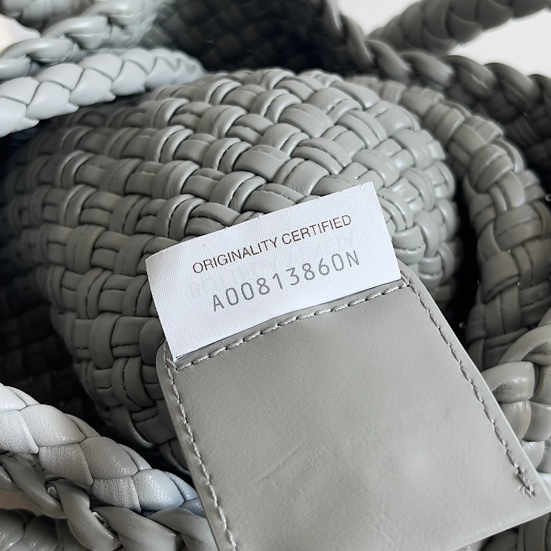 BV - Плетеная сумка - Оранжево-красная - 1