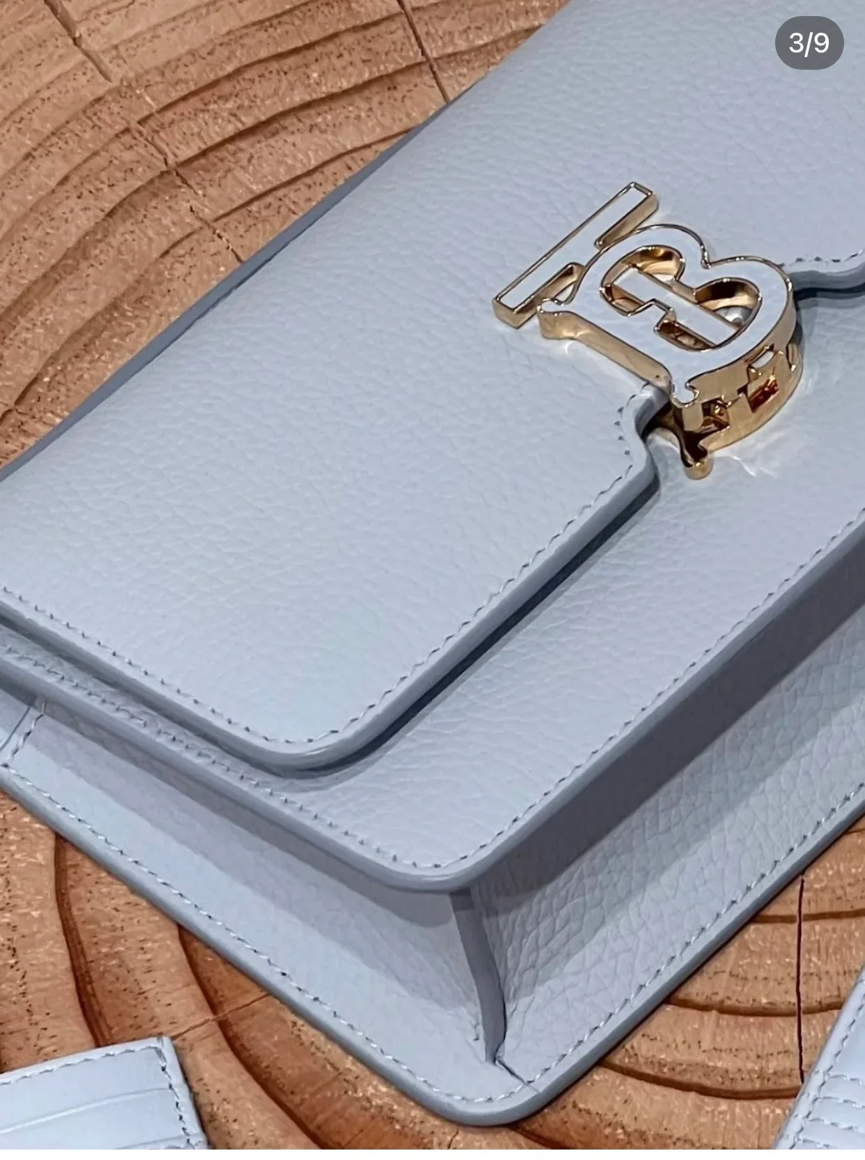 Сумка Burberry Robin - кроссбоди/клатч - светло-голубая