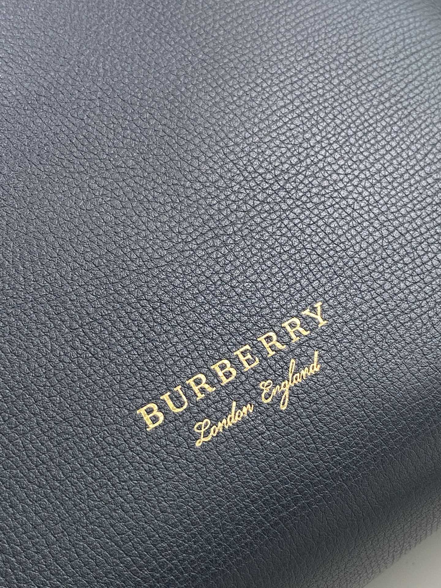 Сумка-тоут Burberry The Banner, маленькая, синяя.