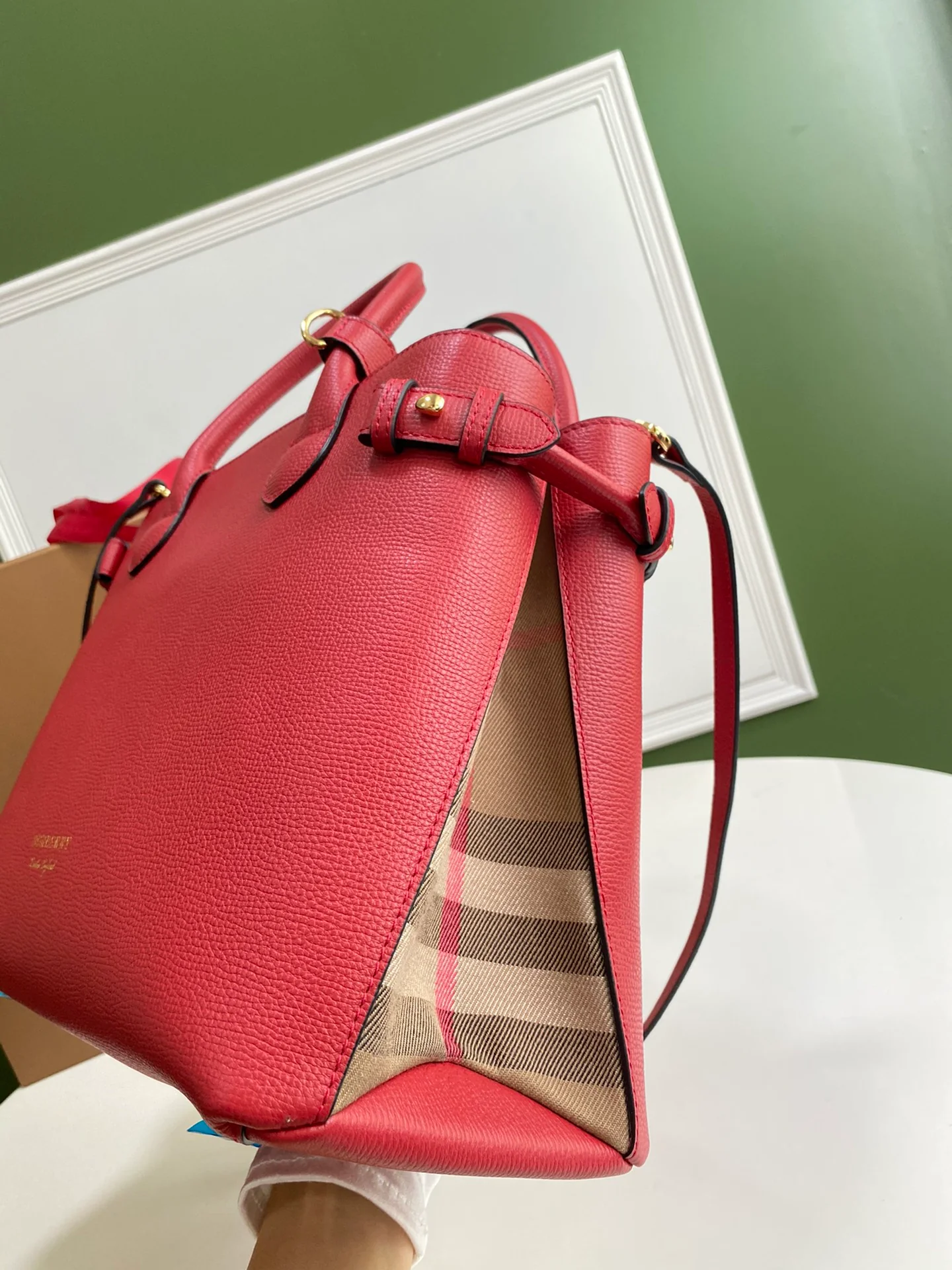 Сумка-тоут Burberry bbr-the-banner - красная