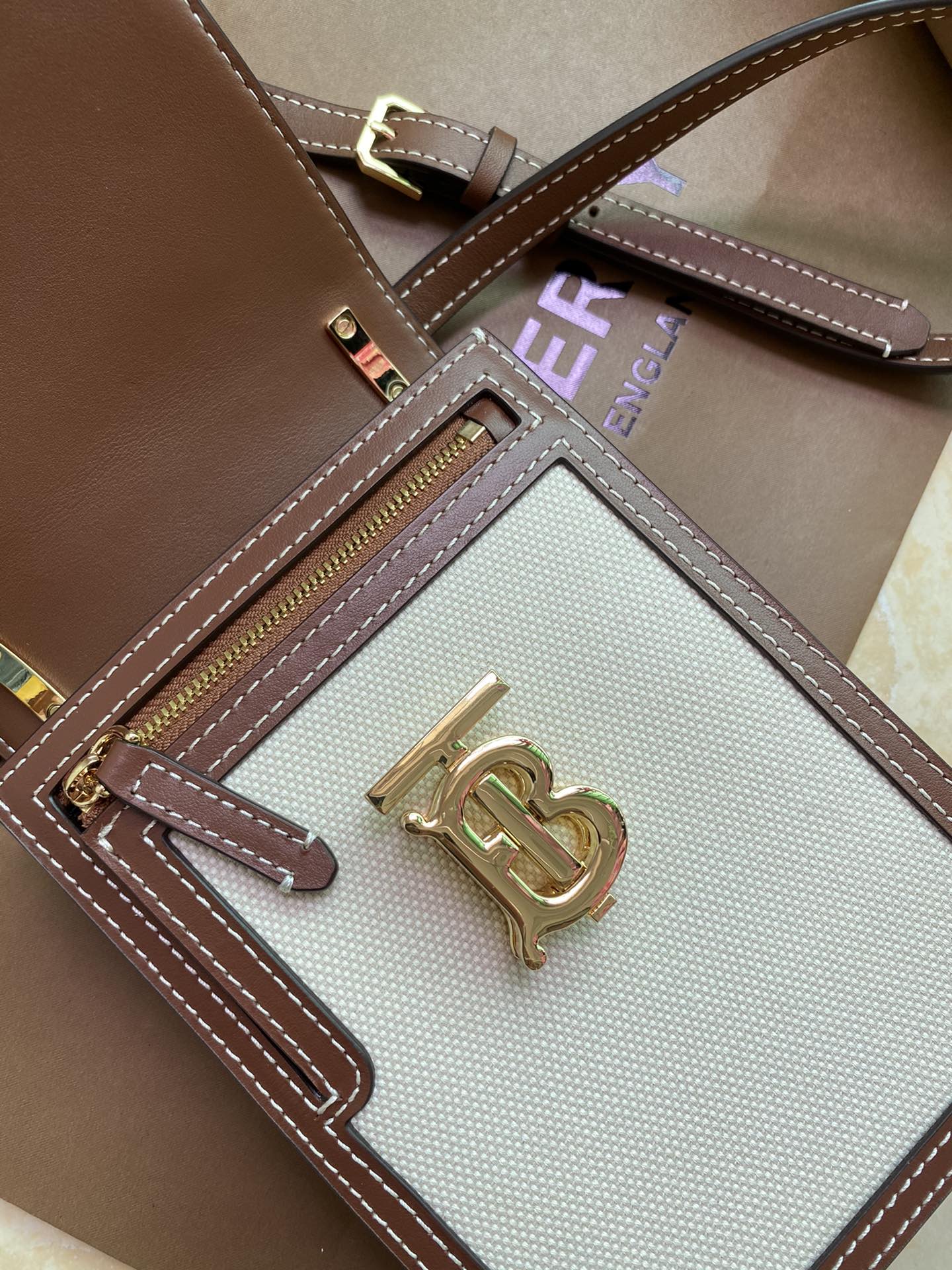 Сумка Burberry Robin - Чехол для мобильного телефона - Холщовая сумка