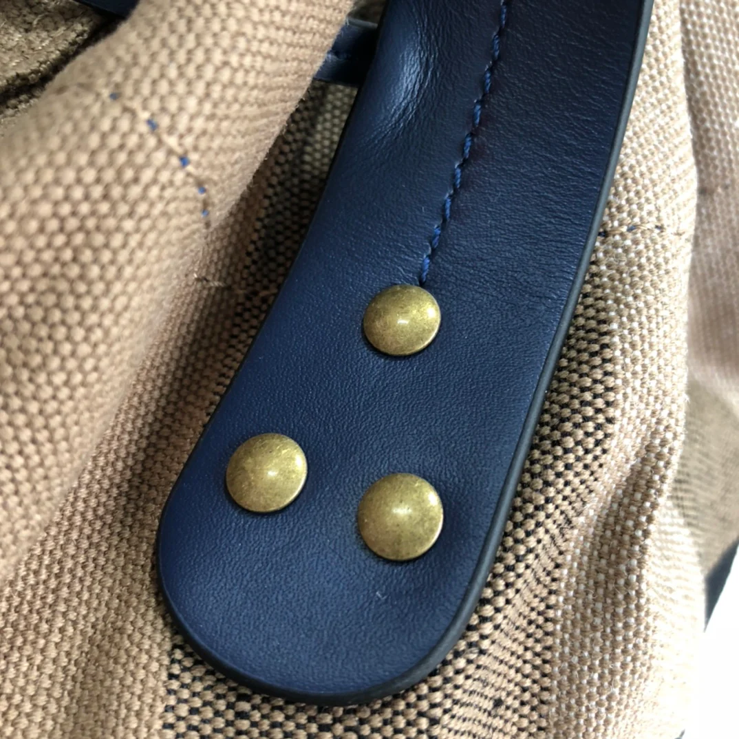 Сумка-ведро Burberry из канваса в клетку - черная