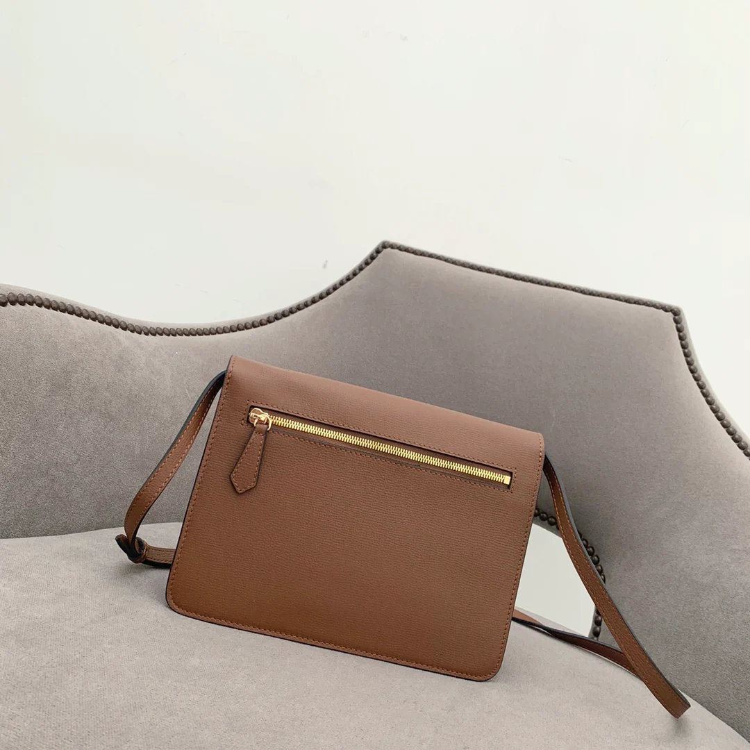 Сумка через плечо Burberry House в клетку - коричневая