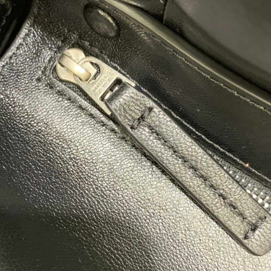 Сумка-мешок для кассет BV из плетеной кожи/подушка/телячья кожа/26х18х8 см/2