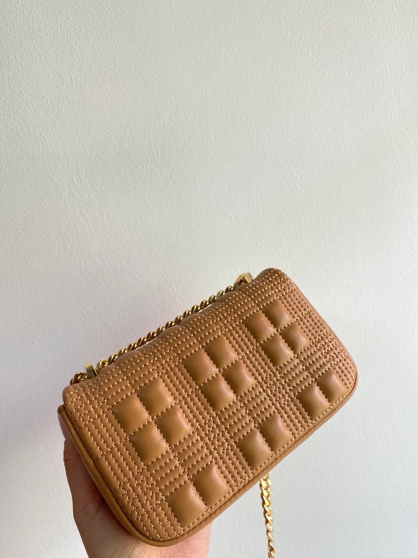 Сумка Burberry Lola - Мини - Абрикосовый