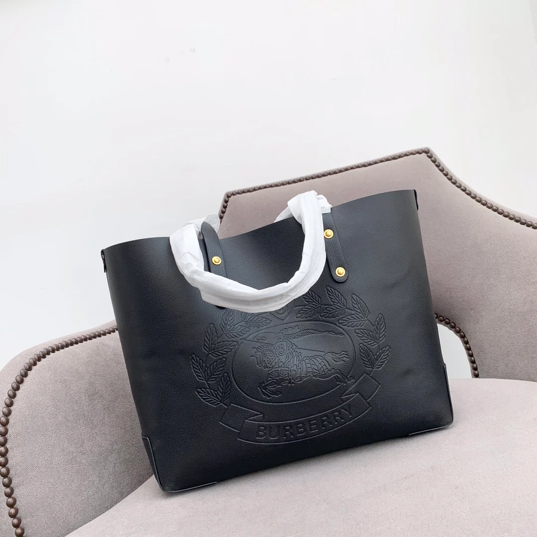 Burberry - Новинка - Винтаж - Ретро - Сумка-шоппер - Черная