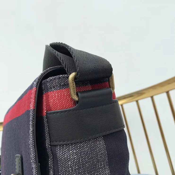 Burberry - Унисекс - Сумка-мессенджер в британском стиле - Синяя