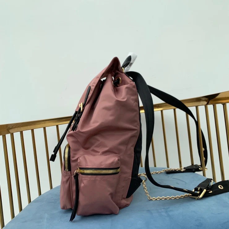 Рюкзак Burberry в стиле милитари - розовый