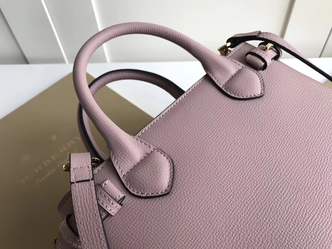 Сумка-тоут Burberry bbr-the-banner, маленькая, розовая.