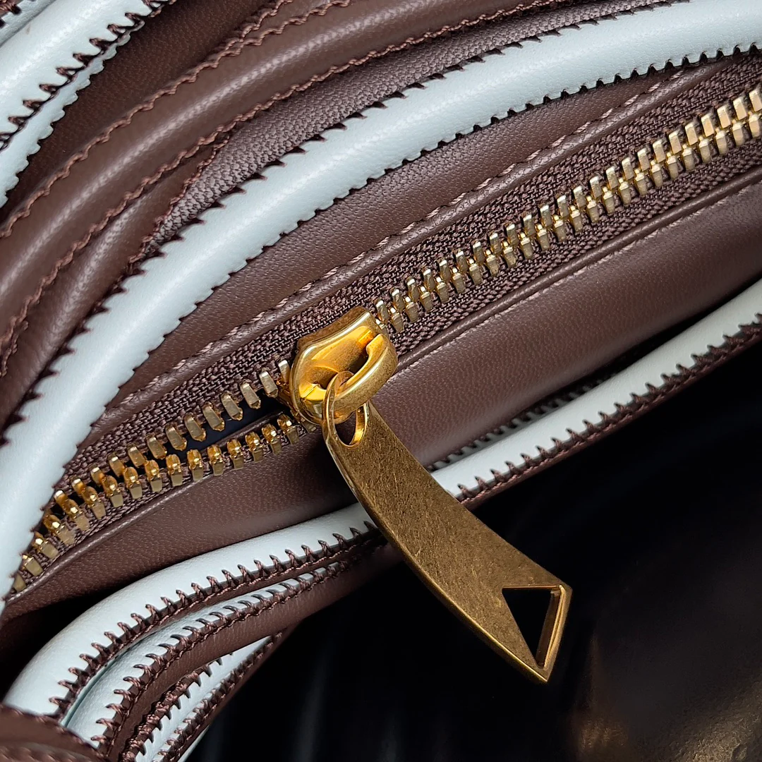 BV - Кожаный ремешок трубчатой ??формы Jodie - Коричневый