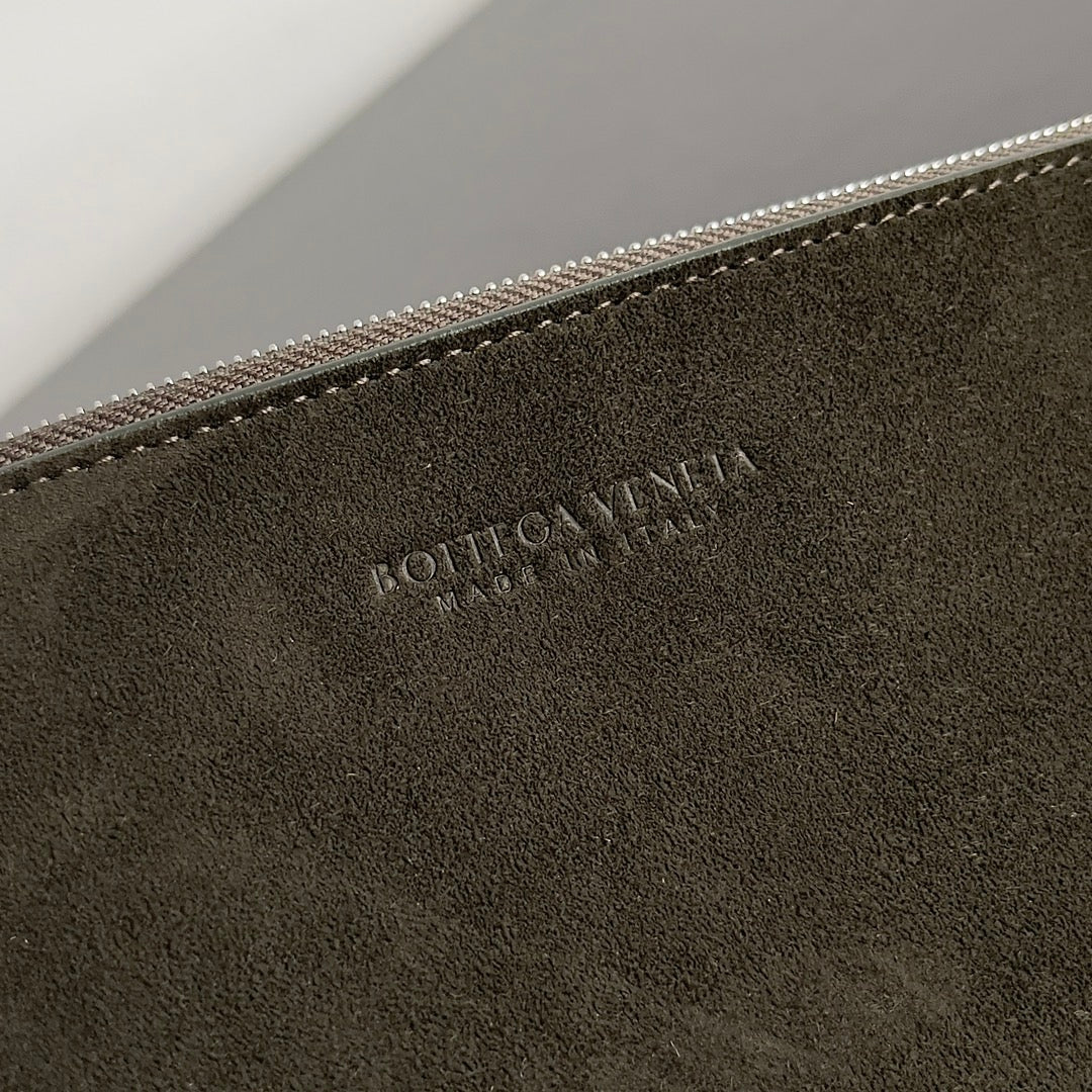 BV - Сумка-тоут из вощеной кожи - Черная - 1