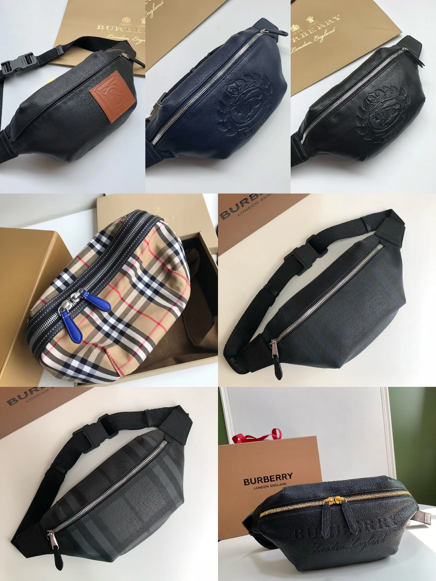 Поясные сумки Burberry - изображение из коллекции