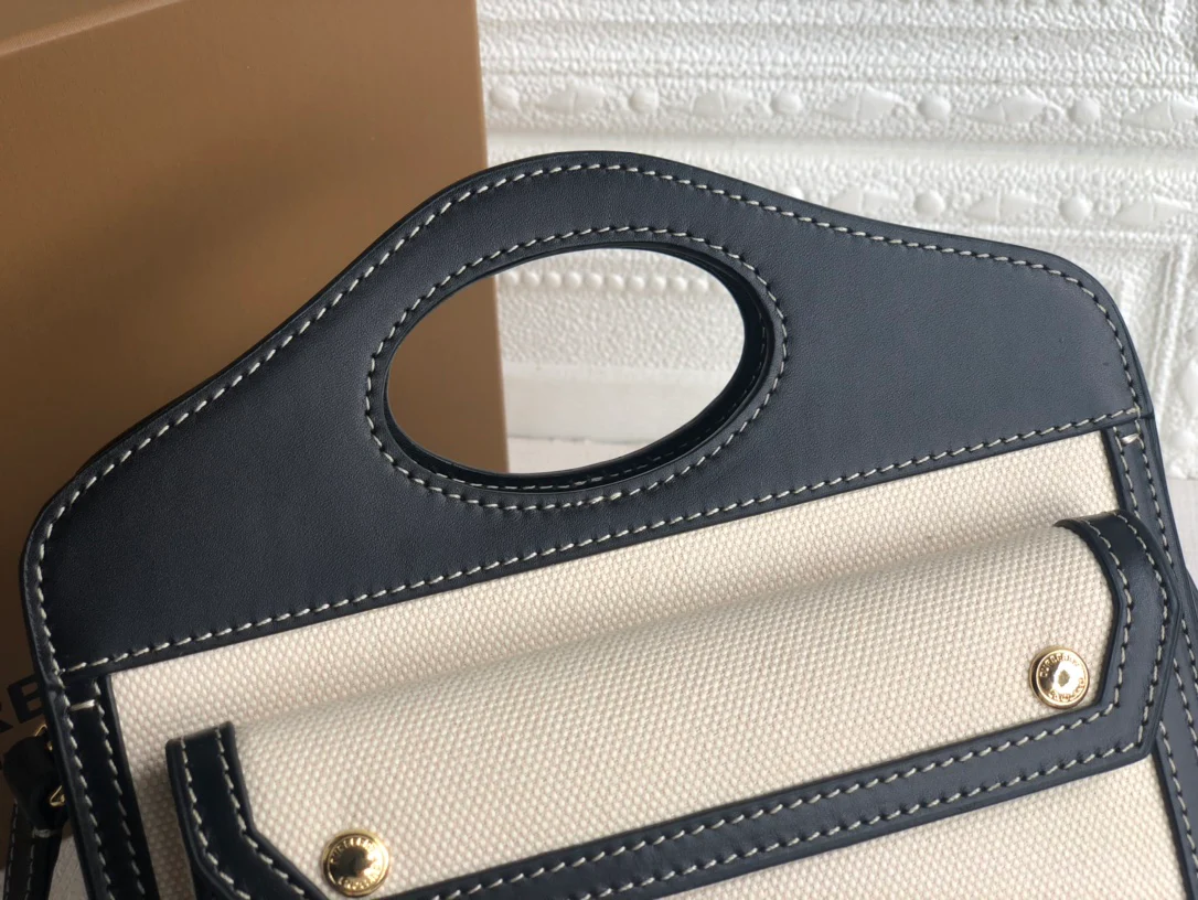 Холщовая сумка-тоут Burberry - черная