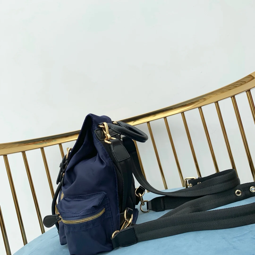 Burberry - Усовершенствованный военный рюкзак - Синий