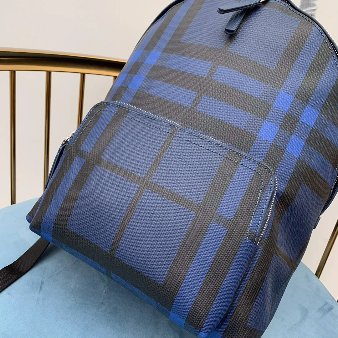 Burberry - Новейший рюкзак в лондонскую клетку - Синий