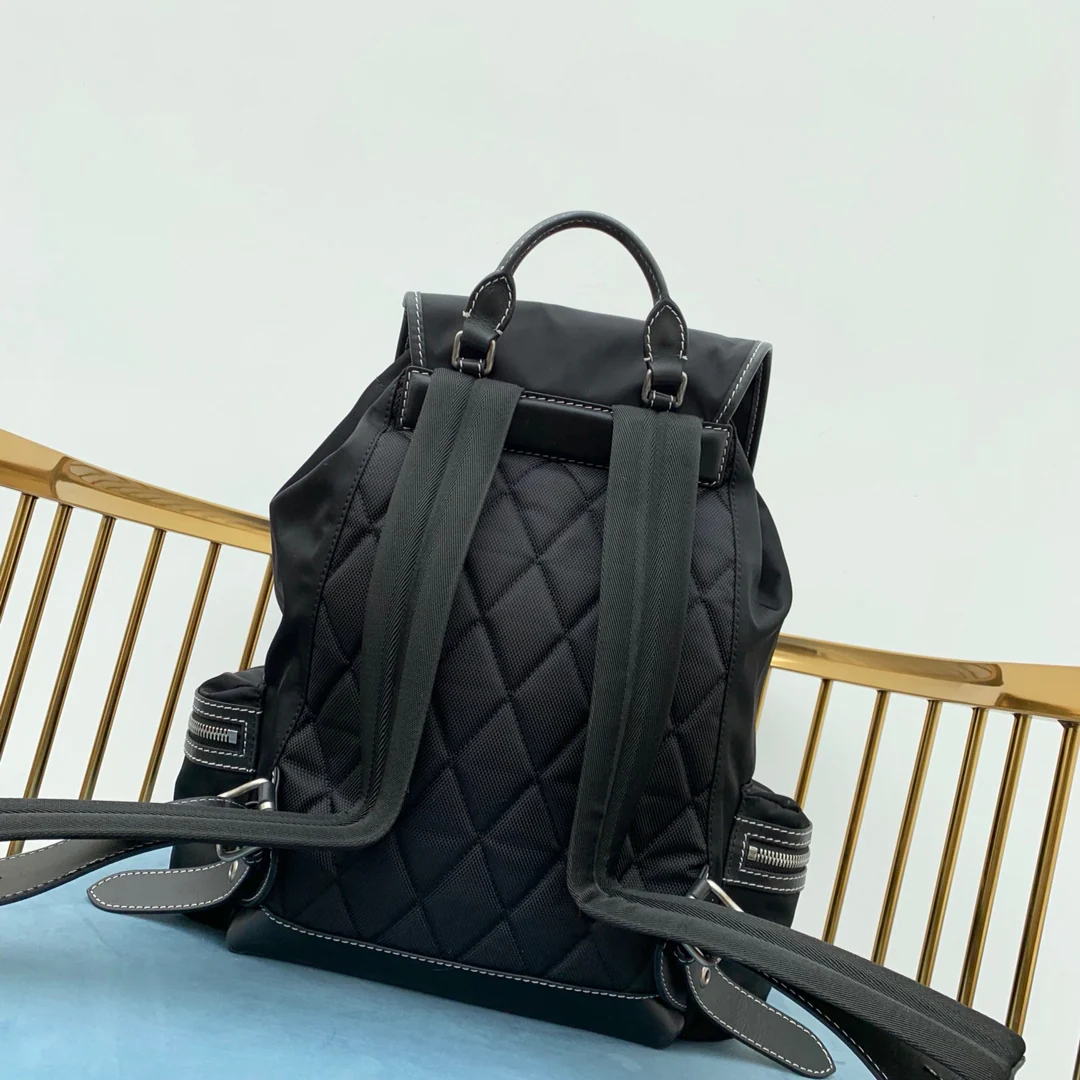 Burberry - Новейший мужской рюкзак в стиле милитари - Черный