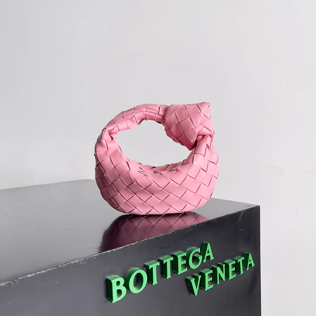 Сумочка BV Jodie, мини, персиково-розовая.