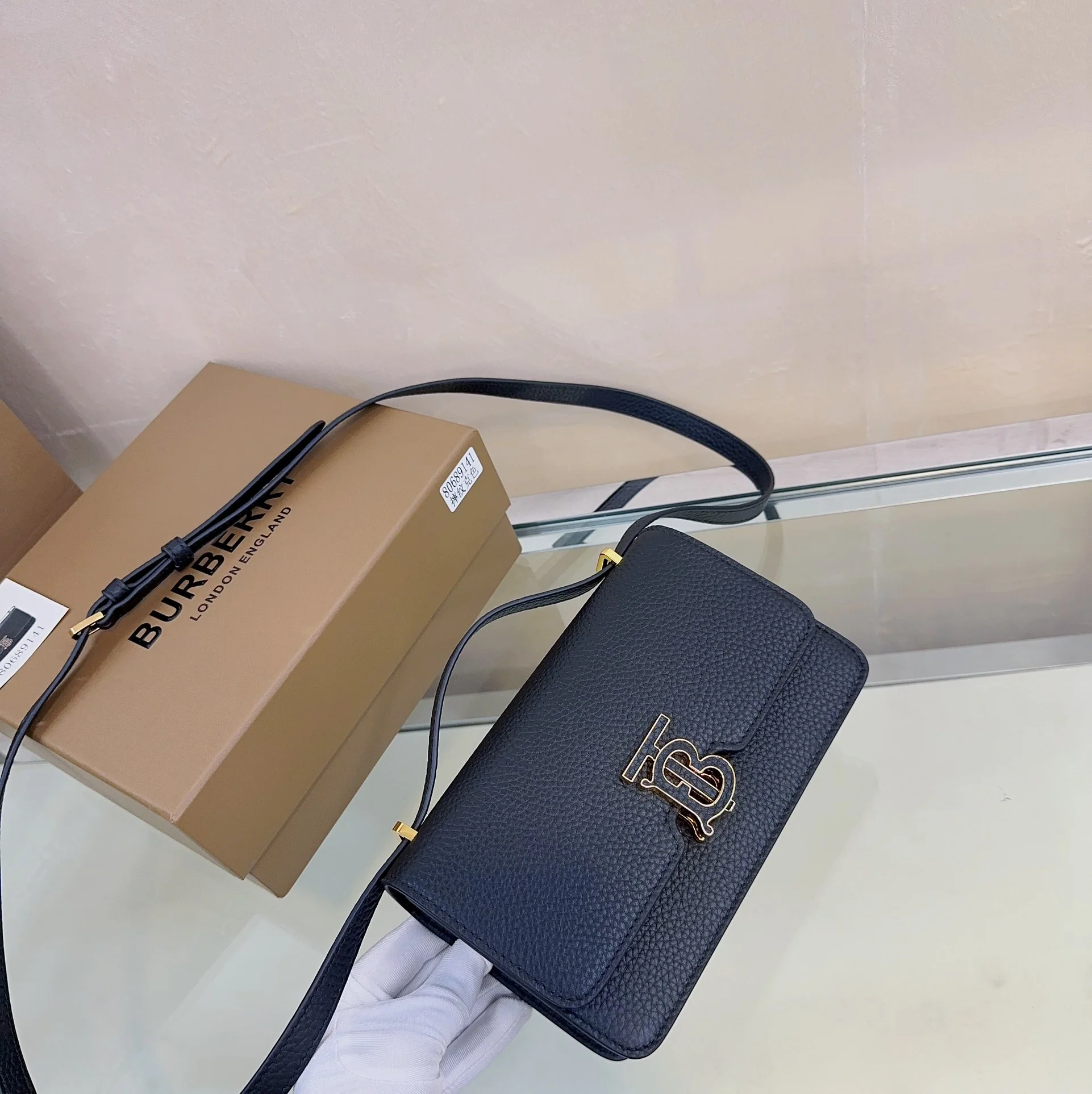 Сумка Burberry Robin - сумка через плечо/клатч - черная