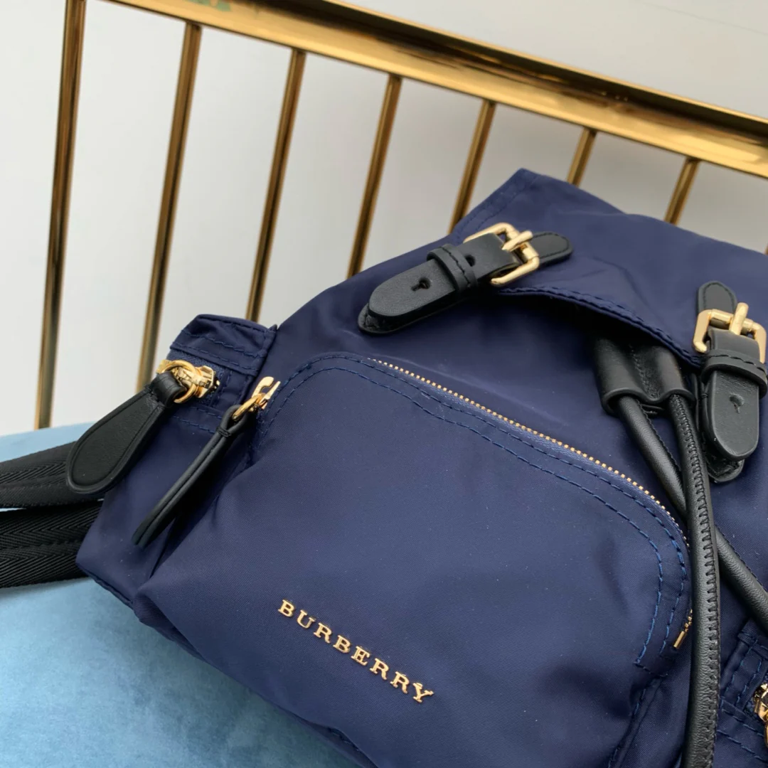 Burberry - Усовершенствованный военный рюкзак - Синий