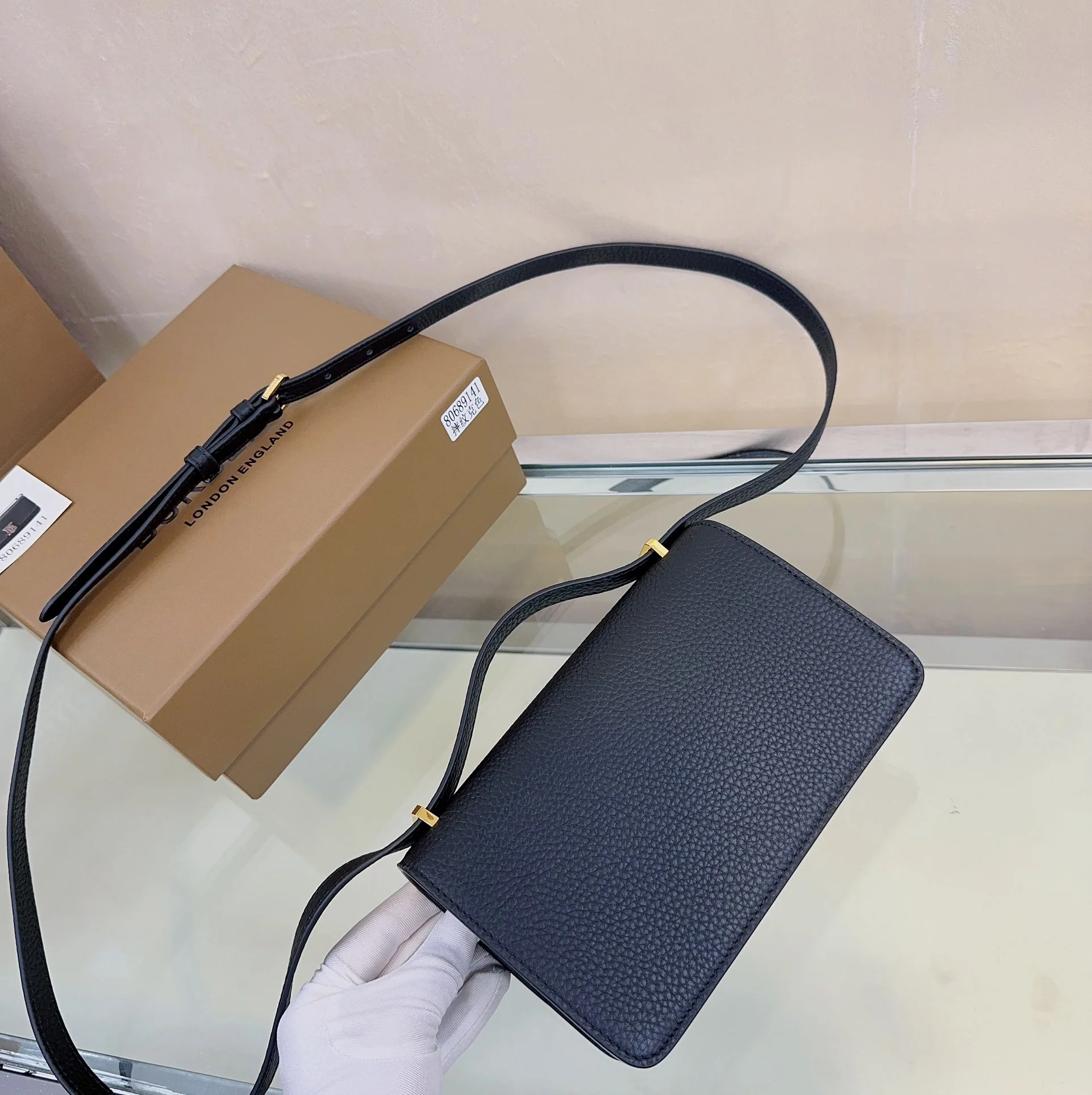 Сумка Burberry Robin - сумка через плечо/клатч - черная